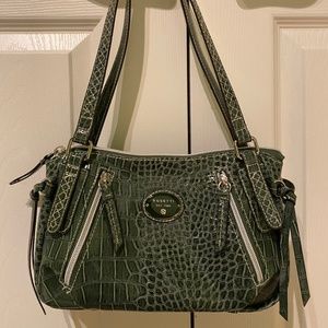 Alligator Print Rosetti Handbag